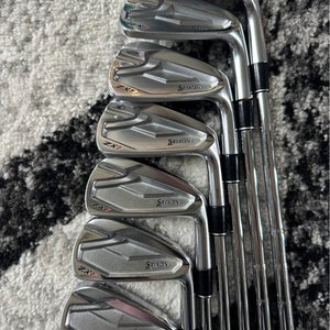 Men's 2021 Srixon Right Handed Iron Set Extra Stiff Flex 7 Pieces Steel Shaft (Used)