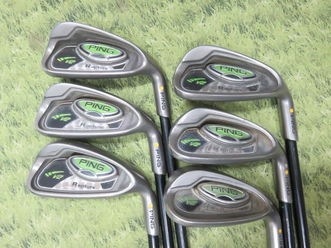 Ping RAPTURE V2 * 6-PW+SW Irons YELLOW Dot SENIOR