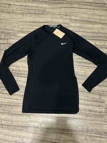 Nike Pro Dri Fit Long Sleeve Compression Shirt, Size Adult Large
