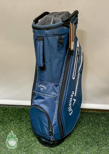 New 2023 Callaway CHEV 14 Way Golf Cart Carry Bag Blue