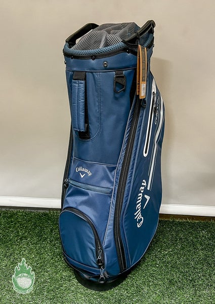 New 2023 Callaway CHEV 14 Way Golf Cart Carry Bag Blue