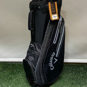 New 2023 Callaway CHEV 14 Way Golf Cart Carry Bag Black