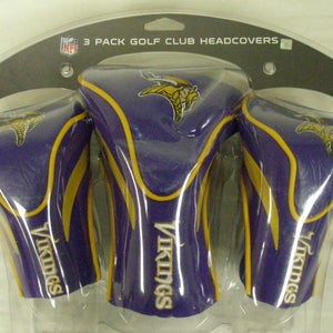Team Golf Minnesota Vikings Headcovers 3pk NFL NEW