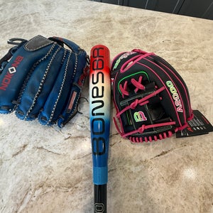 2026 BONESABER HYBRID LONE STAR USSSA METAL BASEBALL BAT -10 30 in. 20 oz -10