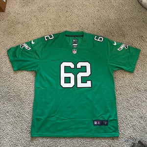 Jason Kelce Jersey #62 Philadelphia Eagles | Size XL Kelly Green Jersey (Used)