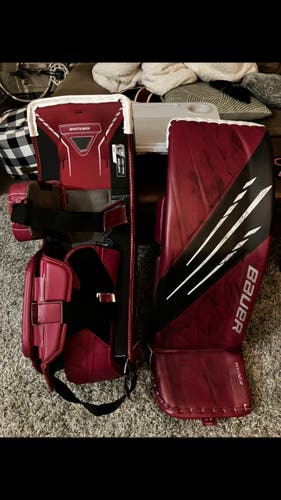 Large 2021 Bauer Hyperlite Goalie Leg Pads (Used)
