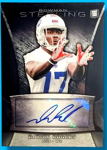 Da'Rick Rogers Autograph auto 2013 Topps Bowman Sterling Football