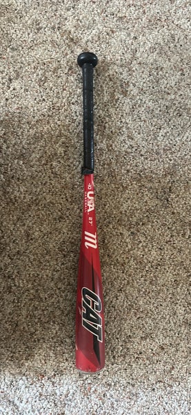 2021 Marucci CAT Alloy USABat Certified Bat (-10) 20 oz 27" (Used)