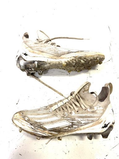 Used Adidas Adult FB Cleats White Senior 10.5 11860-S000296988