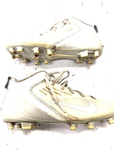 Used Nike LAX Cleats Mens White Senior 8.5 11860-S000296986