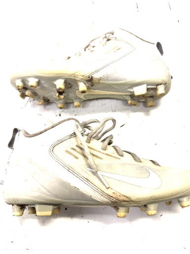 Used Nike LAX Cleats Mens White Senior 8.5 11860-S000296986