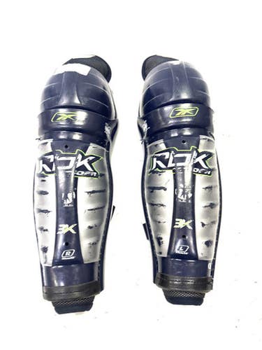 Used Reebok 3K Intermediate Shin Guards Navy Blue 13" 11860-C000296957