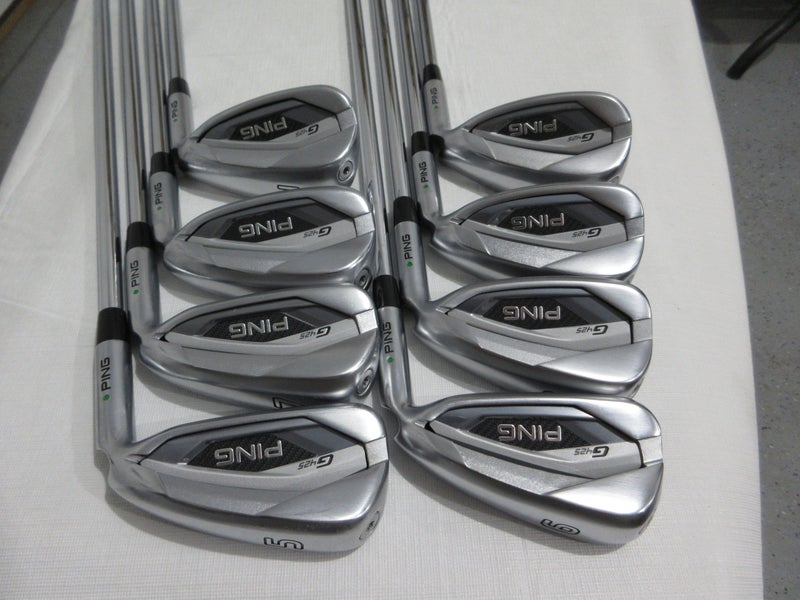Ping G425 Iron Set - 5-PW, UW, SW - Regular Flex Steel - Green Dot +0.5" Long