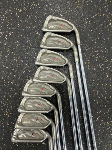 Used Ping ISI K RED DOT Mens Iron Set RH 3I-PW 11337-S000469085