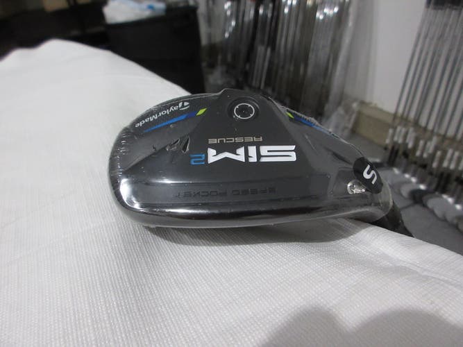 Lefty TaylorMade Sim2 Rescue Hybrid 3-iron - 3H - 19.5* - Stiff Graphite - NEW