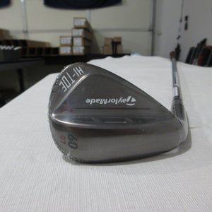 Left-Handed TaylorMade MG Hi-Toe Raw Lob Wedge LW - 60.07* - KBS Steel - NEW