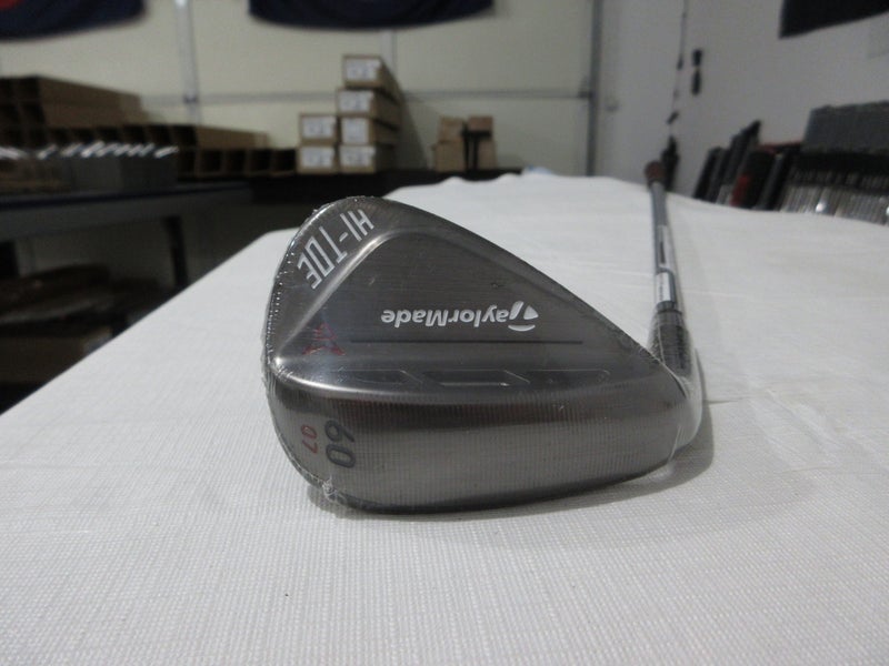 Left-Handed TaylorMade MG Hi-Toe Raw Lob Wedge LW - 60.07* - KBS Steel - NEW