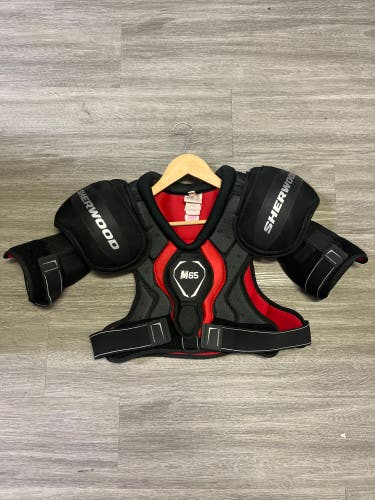Senior Medium Sher-Wood M65 Shoulder Pads (Used)