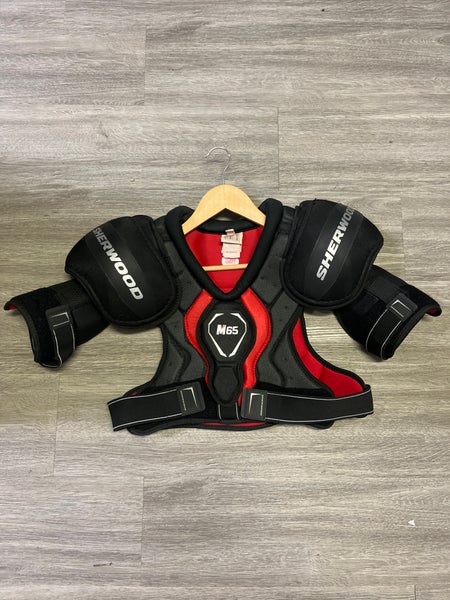 Senior Medium Sher-Wood M65 Shoulder Pads (Used)