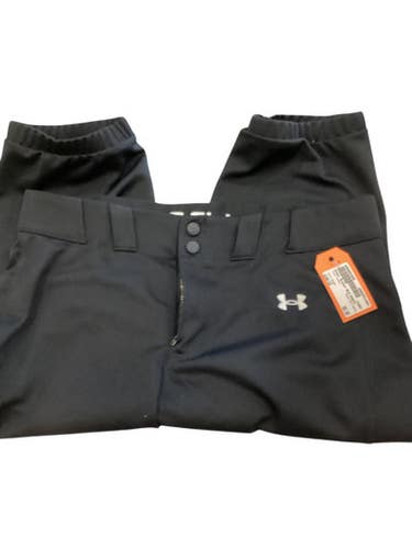 Used Under Armour BLK PANTS BB/SB Pant Womens Black LG 11884-S000051645