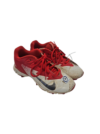 Used Nike VAPOR BB/SB Cleats White Junior 02 11850-S000021368