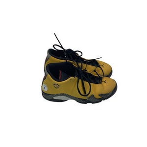 Used Jordan 14 RETRO UNIVERSITY GOLD Basketball Shoes Y Yellow Junior 05 11347-S000254397