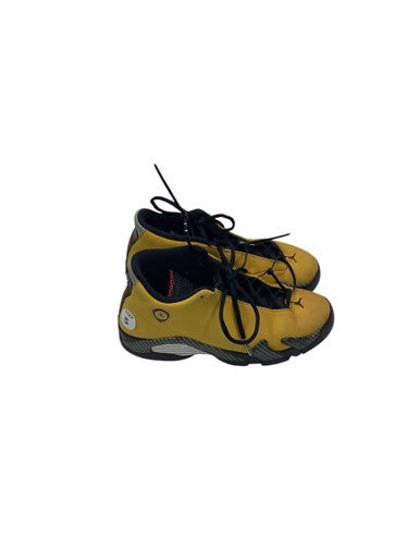 Used Jordan 14 RETRO UNIVERSITY GOLD Basketball Shoes Y Yellow Junior 05 11347-S000254397
