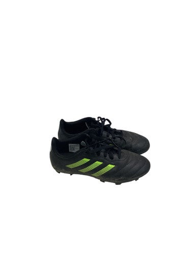 Used Adidas Soccer Cleats Black And Neon Green Junior 03.5 11347-S000254387