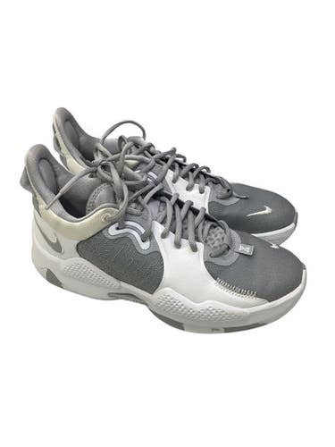 Used Nike Basketball Shoes M Grey Senior 9.5 11347-S000254373