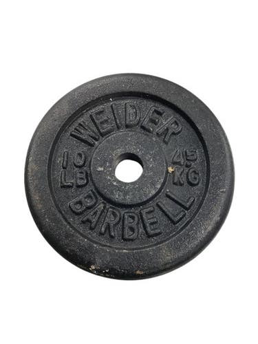 Used Weider Standard Plate (Each) 10 lb 11347-S000254356