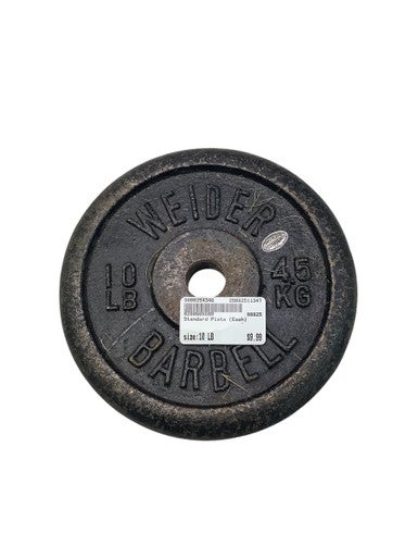 Used Standard Plate (Each) 10 lb 11347-S000254346