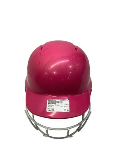 Used Rawlings MLTBH-R1 Batting Helmet w/Mask Pink XS/S 11347-S000254320