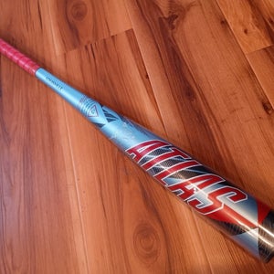 USED 2026 Louisville Slugger ATLAS 31/28 (-3) 2 5/8" BBCOR Alloy Baseball Bat