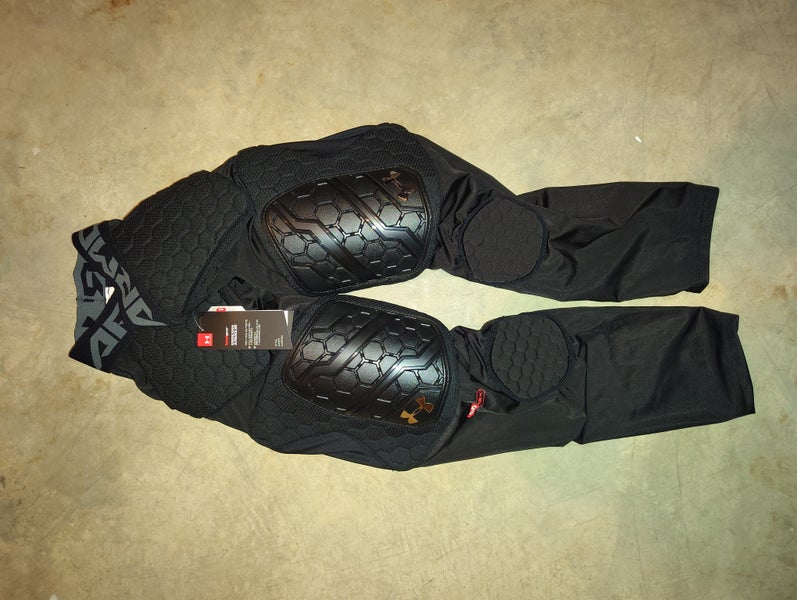 Large Adult Under Armour 3/4 Tights w/ Hard Thigh Pads (New)