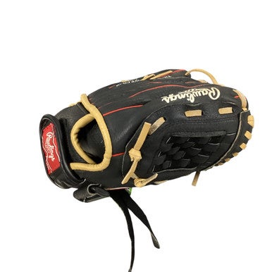 Used Rawlings HIGHLIGHT 10 INCH RHT BB/SB Glove RH Throw Black 10" 11479-S000402629