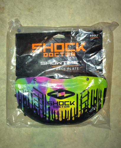 Shock Doctor Adult Football Back Plate Drip Style (New)