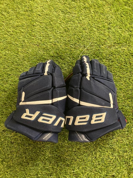 Blue Senior Bauer Vapor 3X Pro Gloves 13" (Used)