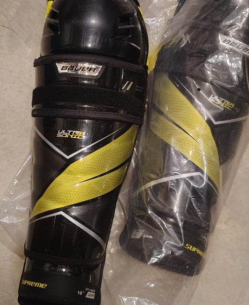 Senior Bauer Supreme ultrasonic 16" Shin Pads (New)