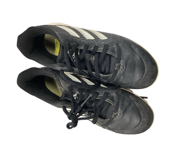 Used Adidas 3 STRIPE BB/SB Cleats Black Junior 04 11613-S000166853