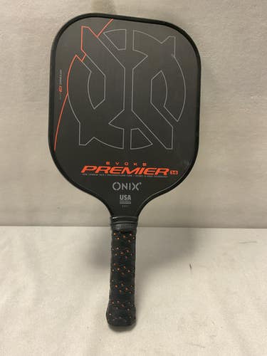 Used Onix EVOKE PREMIER 14 Pickleball Racquet Black 11490-S000265353