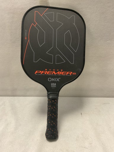 Used Onix EVOKE PREMIER 14 Pickleball Racquet Black 11490-S000265353