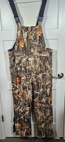 Field & Stream Hunting Bibs Size: L Camo Insulated Waterproof