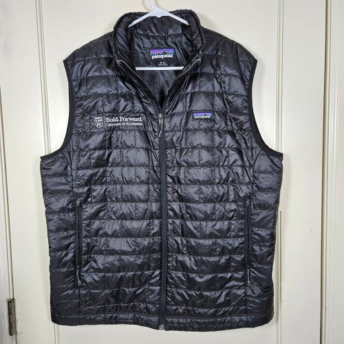 Patagonia Nano Puff Vest Men's Size: XL Black Primaloft Full Zip *Logo