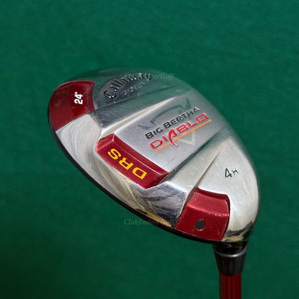 Callaway Golf Big Bertha Diablo 24 4 Hybrid Callaway Diablo 60-S Graphite Stiff