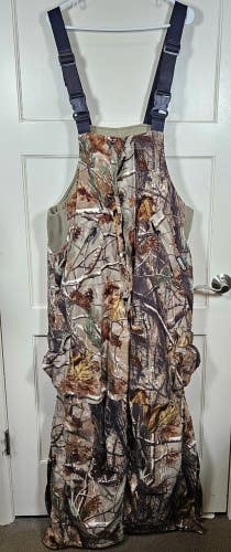 Gander Mountain Guide Series TecH2O Insulated Quiet Fleece Bibs Hunting Camo XL