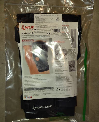 Mueller Adult Large Pro Level Hinged Knee Brace (New)