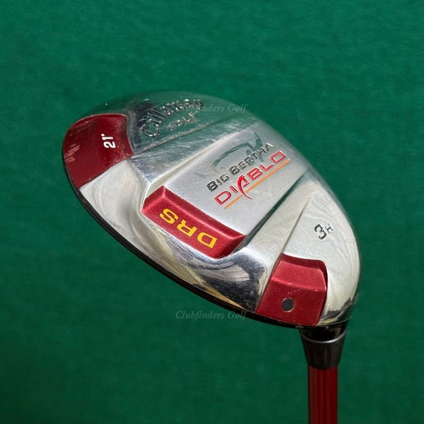 Callaway Golf Big Bertha Diablo 21 3 Hybrid Callaway Diablo 60-S Graphite Stiff