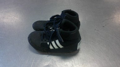 Used Adidas Wrestling Shoes Black Youth 11.0 11339-S000193853