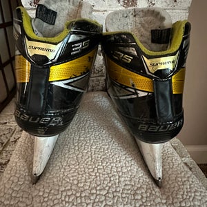 Intermediate, Bauer Extra Wide Width  Size 6 Supreme 3S pro Hockey Goalie Skates.
