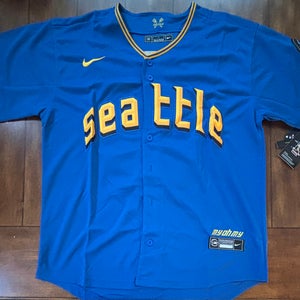 Seattle Mariners Cal Raleigh City Connect Jersey Adult Large NWT